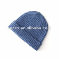 15PKB012 100% Rib cashmere beanie hat